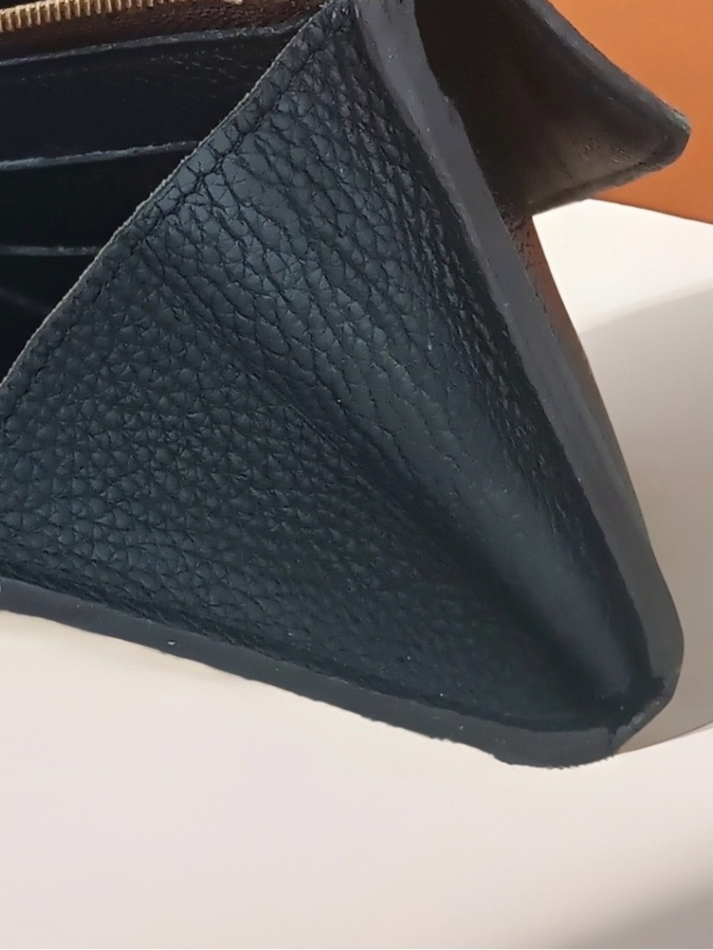 RARE 🌟 LOUIS VUITTON Double V Black/Monogram Wallet /Unbranded Chain - Picture 4 of 12